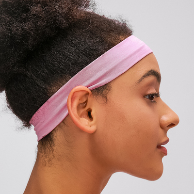 satın al Stretch Yoga Sporlar Başbandı Nem Yıkıcı Kaymaz Pembe Koşu Egzersizleri için online manufacture