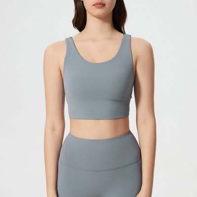 kopen Hoge ondersteuning yoga sportbeha legging set nylonmix voor dames online manufacture