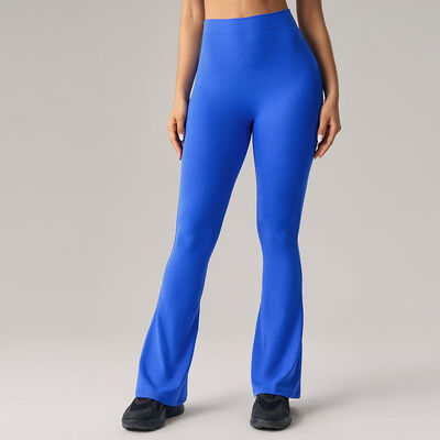 acheter Pantalons de yoga à haute taille, étirement, contrôle du ventre, bleu royal pour les femmes. online manufacture