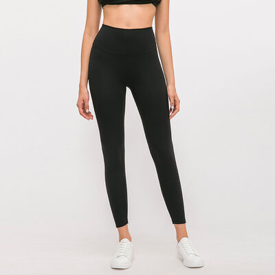 Beli Legging Yoga Pinggang Tinggi Pengendalian Perut 7/8 Panjang Wicking Kelembaban untuk Gym online manufacture