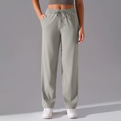 kaufen Damenhose mit hohem Stretch-Anteil, Kordelzug und lockerer Passform, atmungsaktiv für Freizeit und Outdoor online manufacture