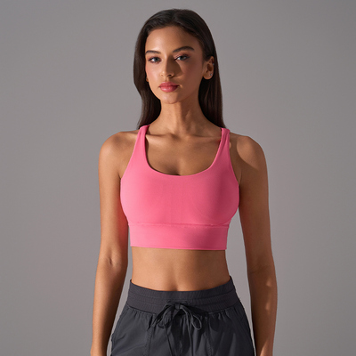 kopen Vrouwen Roze Hoogste Sport BH Vocht wegnemen voor yoga online manufacture