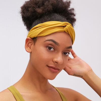 satın al Kadife Sarısı Yoga Büküm Bandana Yumuşak Esnek Kaymaz Kadınlar İçin online manufacture