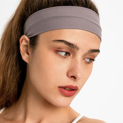 acheter Large bandeau élastique de sport pour femme bleu clair résistant à l'humidité et à la sueur online manufacture