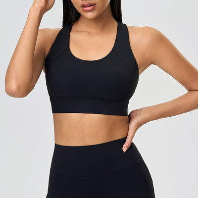 kaufen Sky Blue Sport-BH-Rohr Set hohe Unterstützung Feuchtigkeit Wicking mit Racerback online manufacture