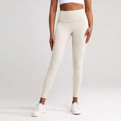 comprar Leggings de yoga nude de cintura alta, tejido elástico en 4 direcciones, suave como la mantequilla, para correr, el gimnasio y uso diario online manufacture