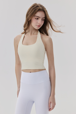 Mua Mint Green Halter Neck Crop Top cho yoga và thể dục với vải thở online manufacture