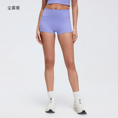 購入 トレーニングや日常着用のために,Dusty Purple 高腰ヨガショーツとButtリフティングデザイン online manufacture